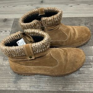 Tan Leather Khombu Combat Boots Size 9